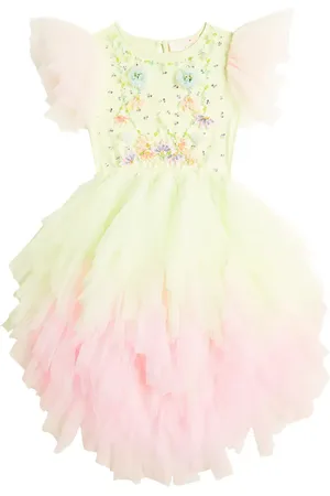 Tutu Du Monde Abito Colour Theory in tulle con cristalli