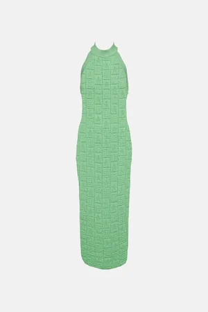 Balmain Abito midi Monogram