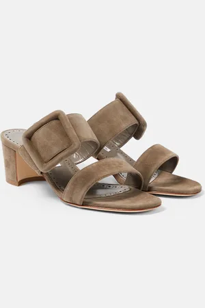 Manolo Blahnik Mules Newton 50 in suede