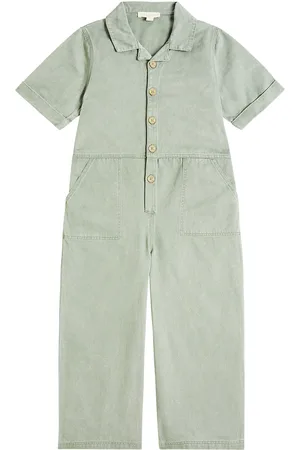 Louise Misha Jumpsuit Obash in cotone con ricamo