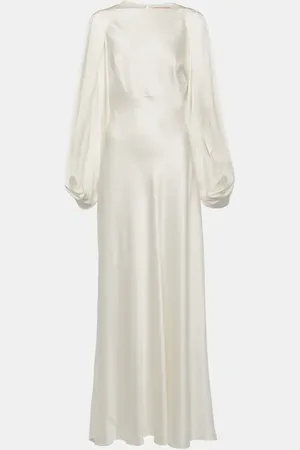 Roksanda Bridal - Abito lungo Kami in raso di seta