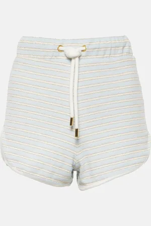 Nina Ricci Shorts in spugna di misto cotone a righe