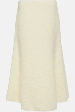 Chloé Chloé Gonna midi in misto lana