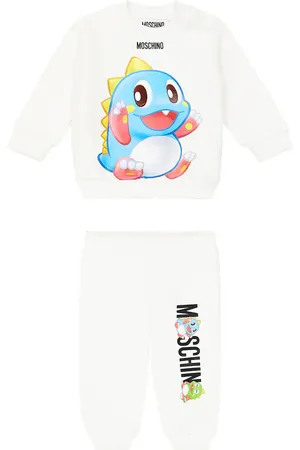 Moschino Baby - Felpa e pantaloni sportivi in cotone