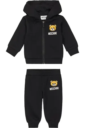 Moschino Baby - Felpa e pantaloni sportivi in cotone