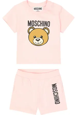 Moschino Baby - T-shirt e shorts in cotone con stampa