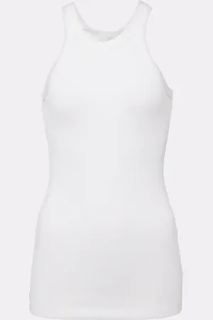 Sportmax Top Nastie in cotone e misto seta
