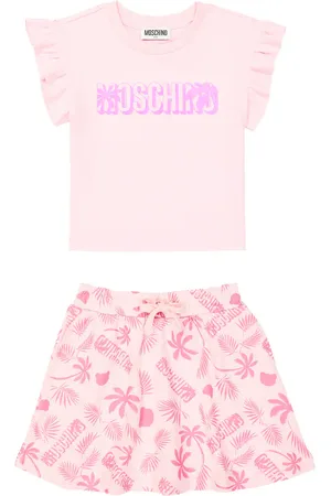 Moschino Set di T-shirt e gonna in cotone