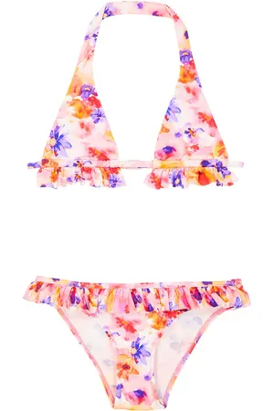 Il gufo Bikini con stampa floreale