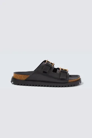 VERSACE Sandali Barocco con pelle