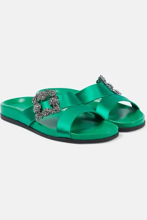 Manolo Blahnik Sandali Chilanghi in raso