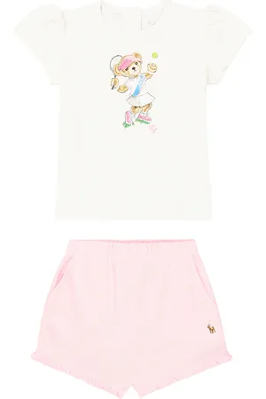 Ralph Lauren Baby - T-shirt e shorts in cotone