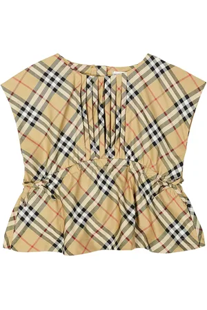 Burberry Top in misto cotone Burberry Check