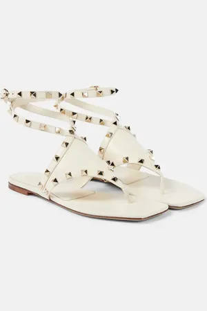 VALENTINO GARAVANI Sandali infradito Rockstud in pelle