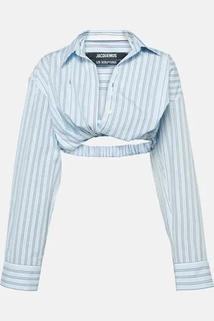 Jacquemus Top La Chemise Bahia Courte in cotone