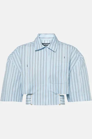 Jacquemus Camicia cropped Bari in cotone