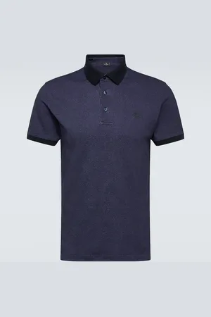Etro Polo in cotone con stampa paisley