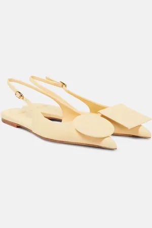 Jacquemus Ballerine slingback Duelo Plates in pelle