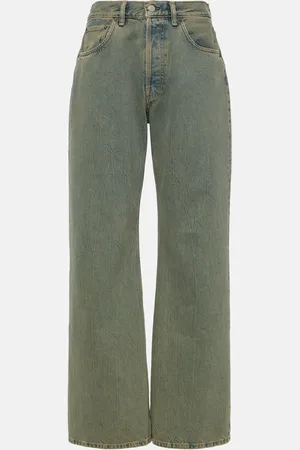 Acne Studios Jeans a gamba larga 2021F a vita media