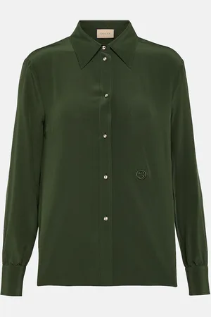 Gucci Camicia in seta crêpe de chine