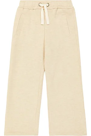Chloé Chloé Kids Pantaloni sportivi in pile di cotone