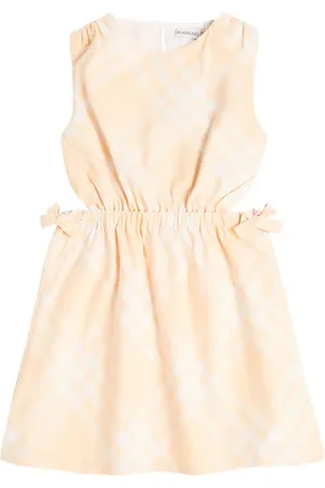 Burberry Abito Burberry Check in cotone