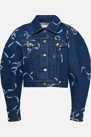 Nina Ricci Giacca di jeans con stampa
