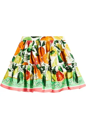 Dolce & Gabbana Gonna in cotone con stampa