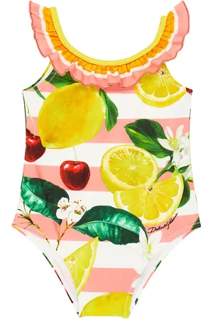 Dolce & Gabbana Baby - Costume intero con volant