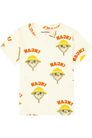 Mini Rodini T-shirt Hike in jersey di cotone