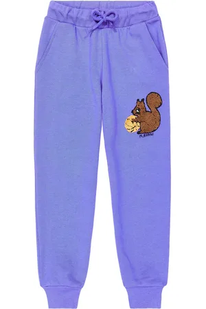 Mini Rodini Pantaloni sportivi Squirrel in ciniglia
