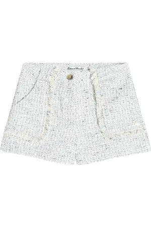 Tartine Et Chocolat Shorts in tweed con frange
