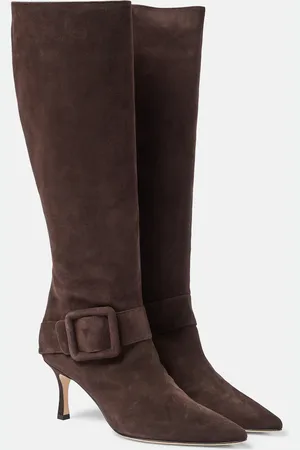 Manolo Blahnik Stivali Bayhi Gala in suede