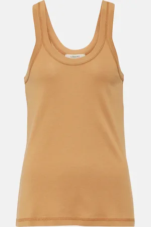 LEMAIRE Top in jersey di cotone a coste