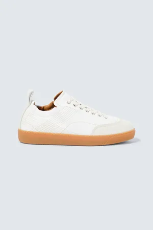 DRIES VAN NOTEN Sneakers in pelle con suede