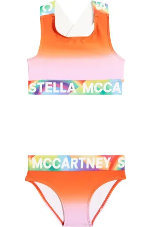 Stella McCartney Bikini tie-dye con logo