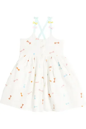 Stella McCartney Abito in cotone con ricamo