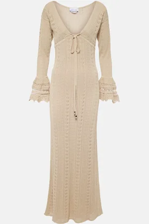 BLUMARINE Abito lungo in crochet