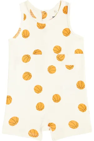 Mini Rodini Baby - Tuta corta Basketball in cotone