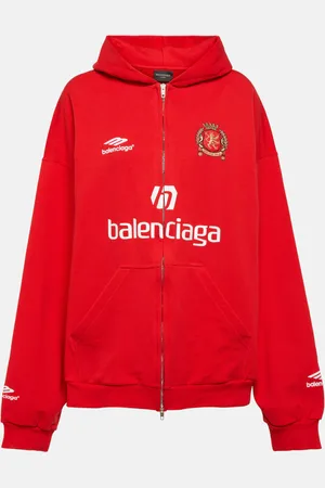 Balenciaga Felpa in jersey di cotone con logo