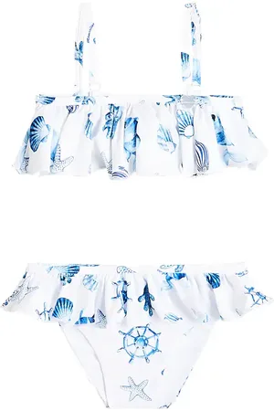 MONNALISA Bikini con stampa e volant
