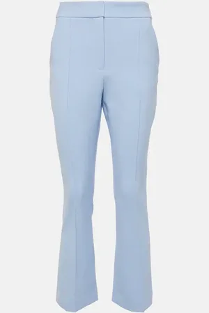 VERONICA BEARD Pantaloni flared Tani a vita alta