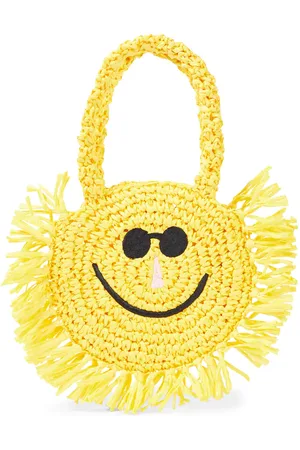 Stella McCartney Borsa a spalla in rafia