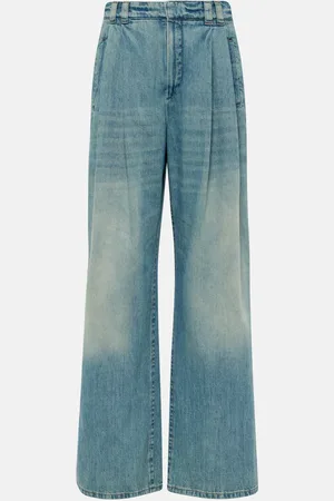 Brunello Cucinelli Jeans a vita alta e gamba larga
