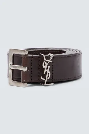 Saint Laurent Cintura Cassandre in pelle
