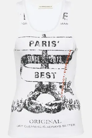 Y / PROJECT Tank top Evergreen Paris" Best in cotone