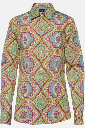 Etro Camicia in misto cotone con stampa