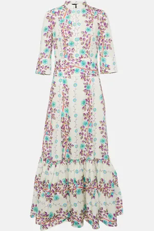 Etro Abito in cotone con stampa floreale