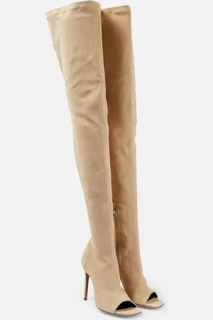 PARIS TEXAS Stivali cuissardes Amanda in suede