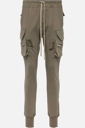 Rick Owens Pantaloni cargo skinny in cotone
